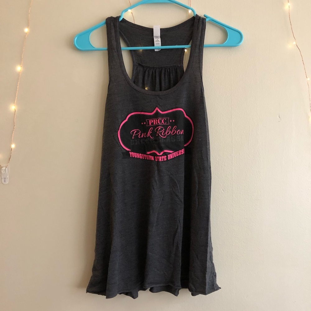 ZTA pink ribbon tank top